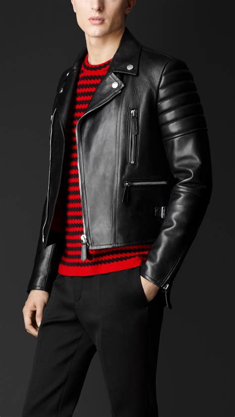 burberry leather jacket mens price|burberry men jacket on sale.